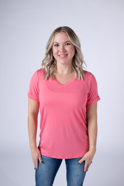 IN STOCK Sophie Top - Sun Kissed Coral FINAL SALE