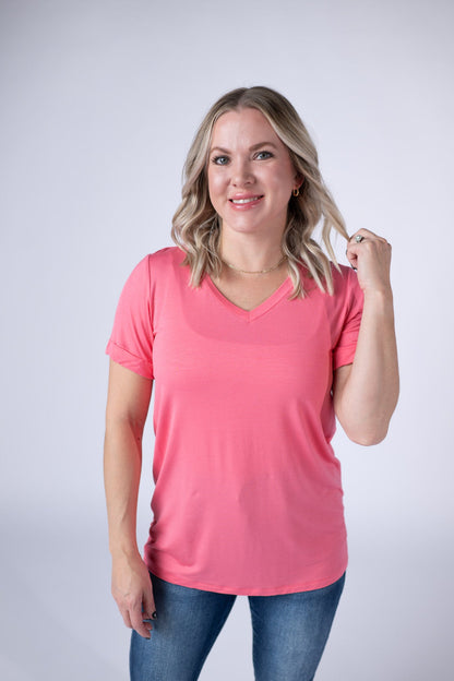 IN STOCK Sophie Top - Sun Kissed Coral FINAL SALE