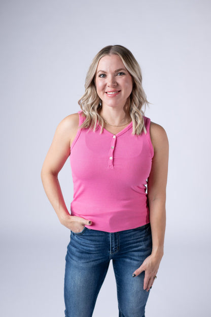 IN STOCK Addison Tank - Pink FINAL SALE