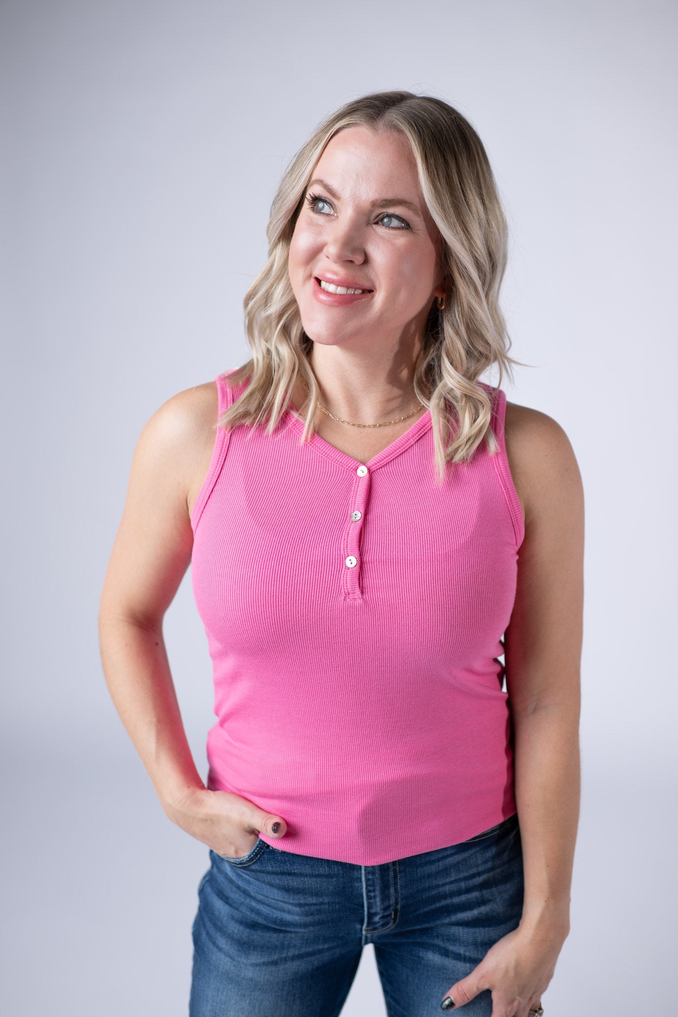 IN STOCK Addison Tank - Pink FINAL SALE