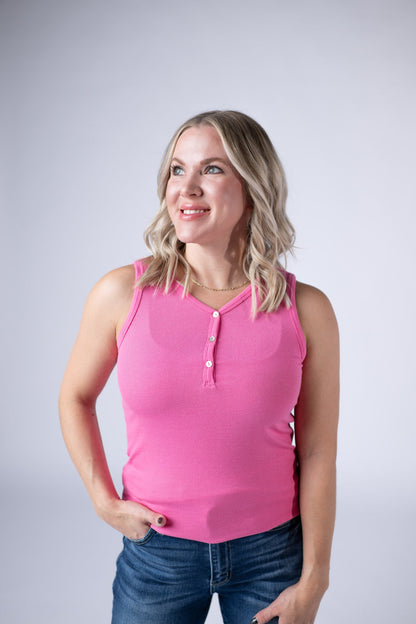 IN STOCK Addison Tank - Pink FINAL SALE