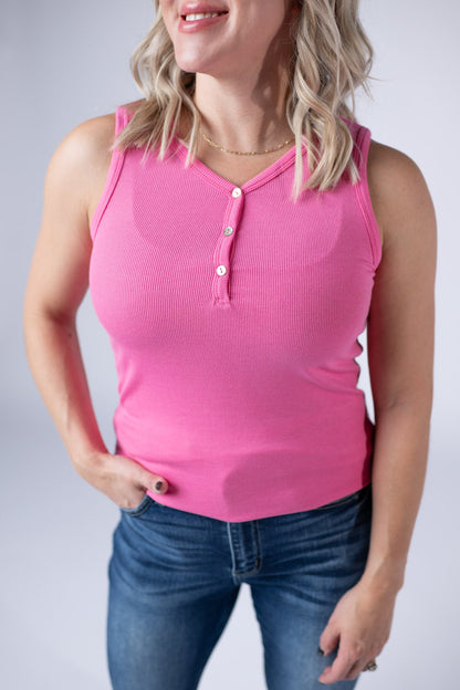 IN STOCK Addison Tank - Pink FINAL SALE