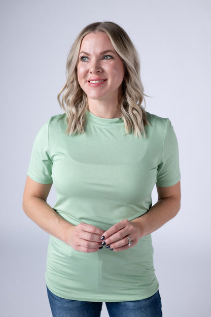 IN STOCK Blair Short Sleeve Top - Sage
