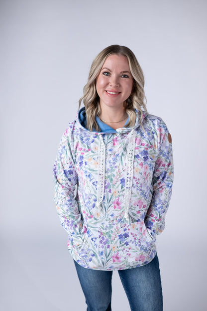 IN STOCK Hailey Pullover Hoodie - Cottage Floral