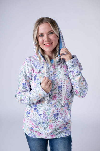 IN STOCK Hailey Pullover Hoodie - Cottage Floral