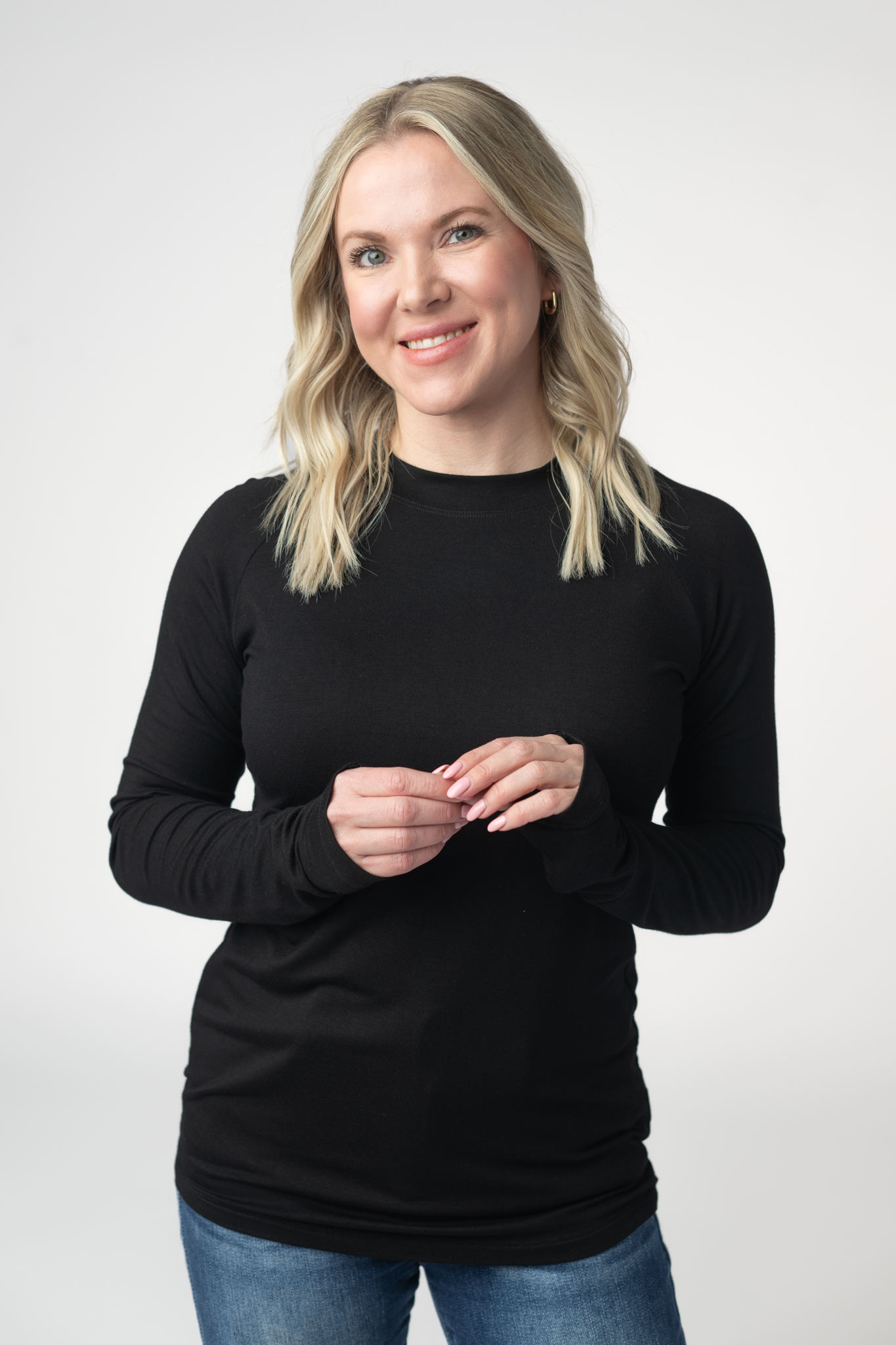 IN STOCK Blair Long Sleeve Top - Black