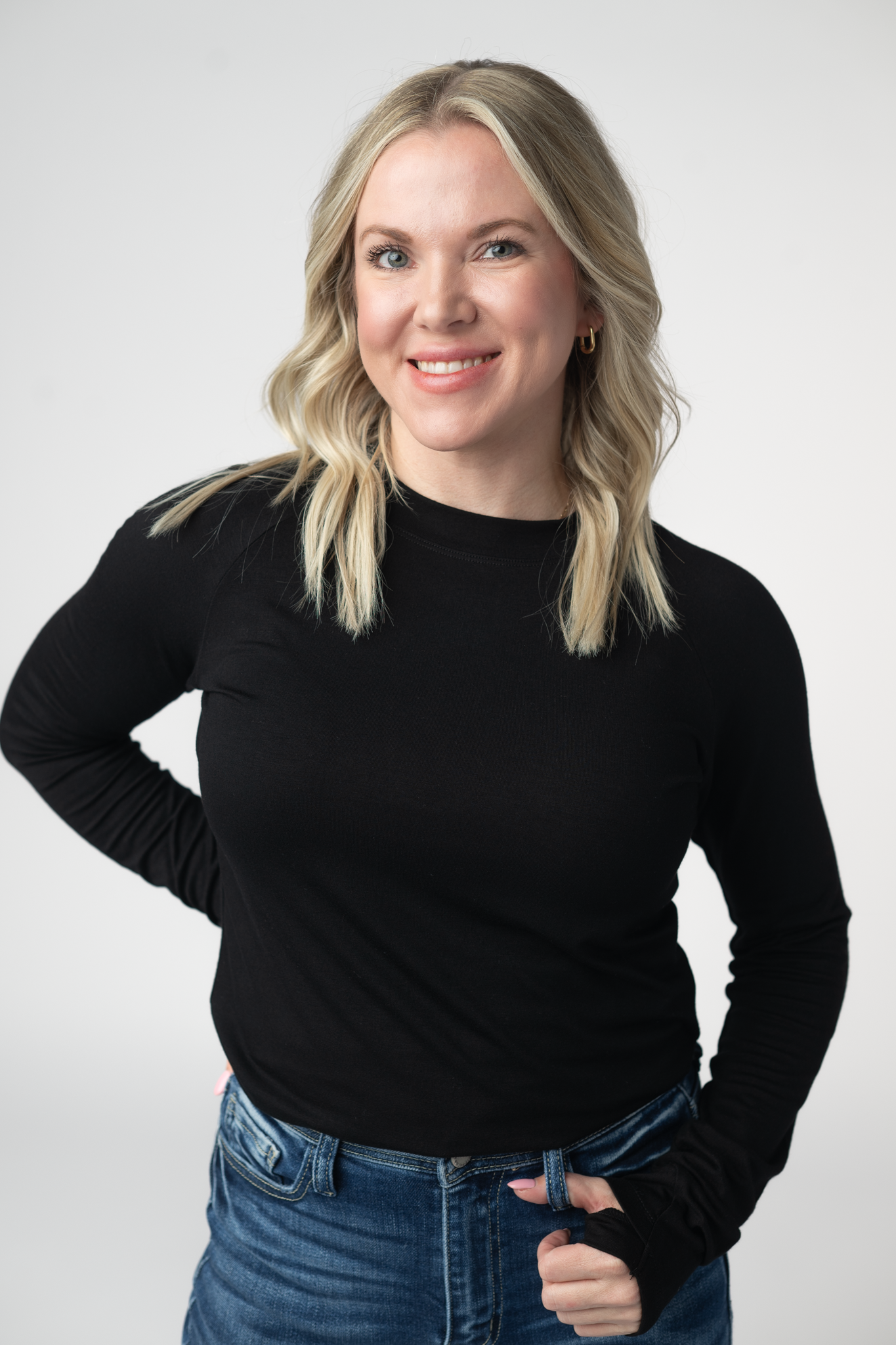 IN STOCK Blair Long Sleeve Top - Black