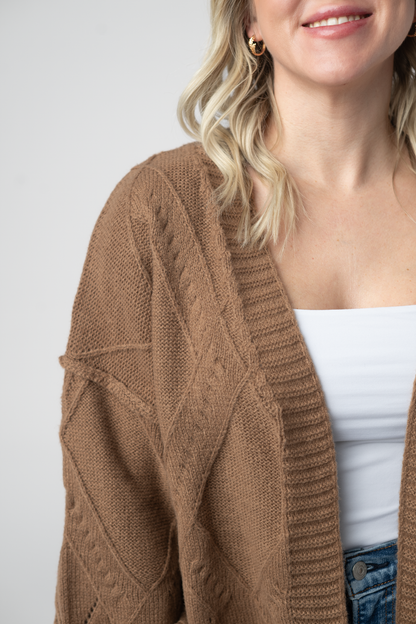 IN STOCK Willow Cardigan - Mocha