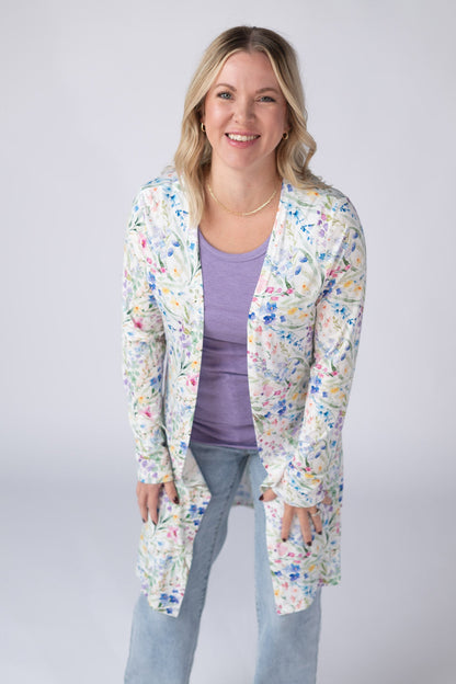 IN STOCK Classic Cardigan - Cottage Floral FINAL SALE