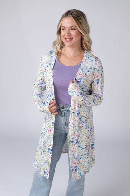 IN STOCK Classic Cardigan - Cottage Floral FINAL SALE