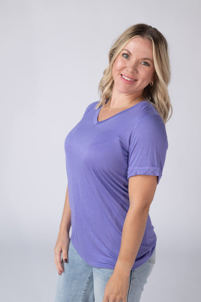 IN STOCK Sophie Top - Periwinkle Purple FINAL SALE