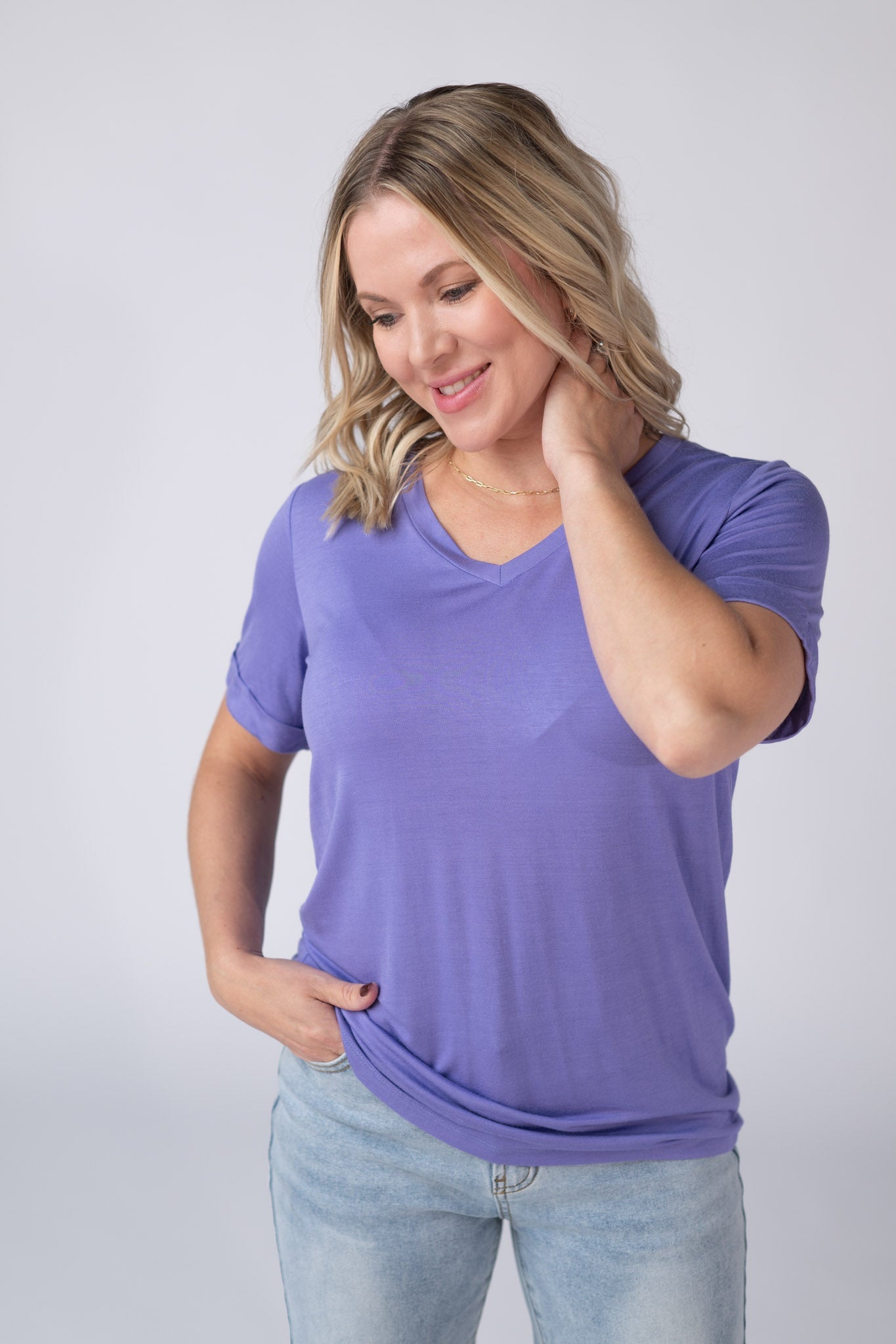 IN STOCK Sophie Top - Periwinkle Purple FINAL SALE