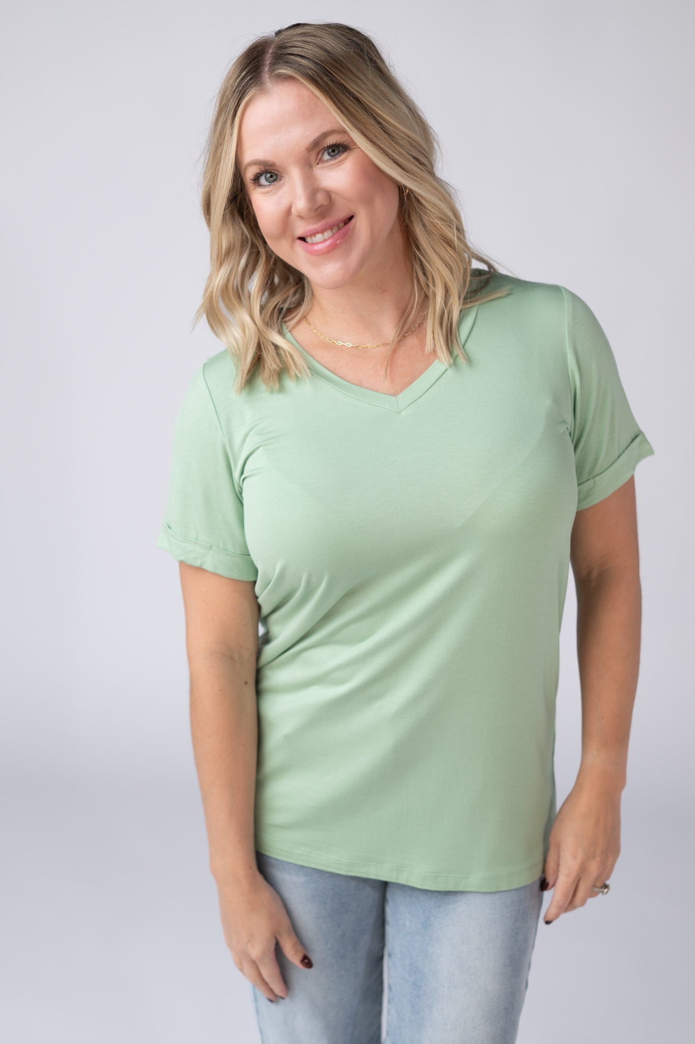 IN STOCK Sophie Top - Seafoam Green FINAL SALE