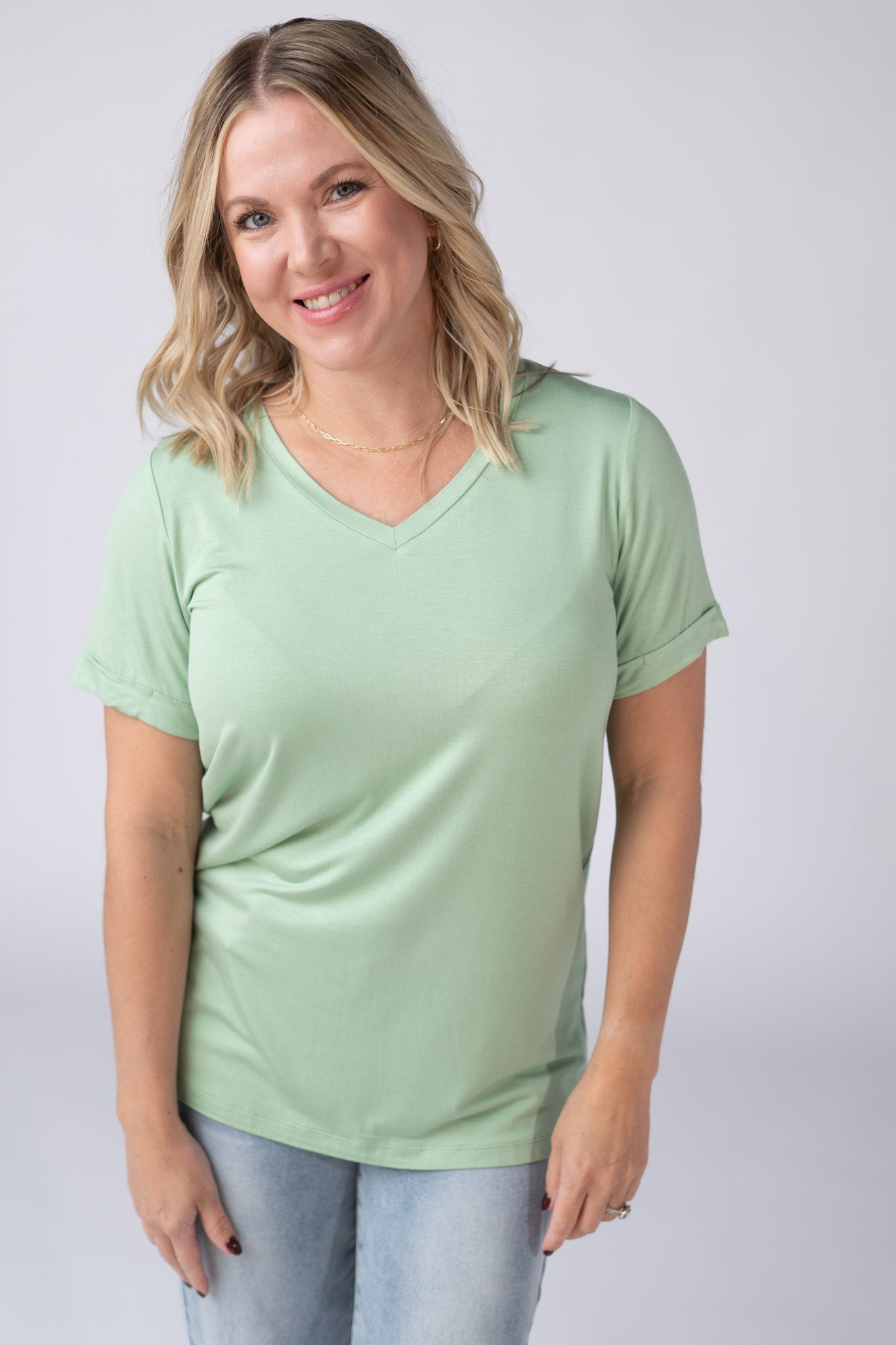 IN STOCK Sophie Top - Seafoam Green FINAL SALE