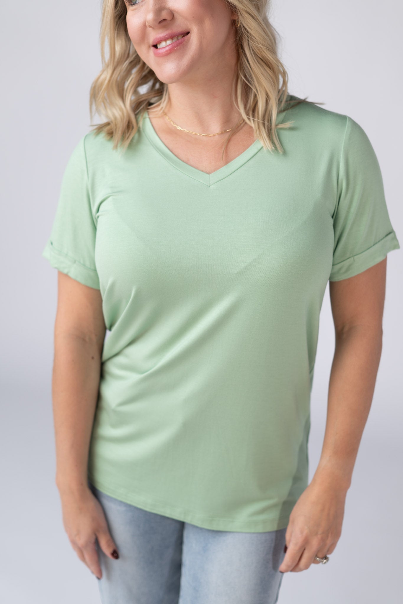 IN STOCK Sophie Top - Seafoam Green FINAL SALE