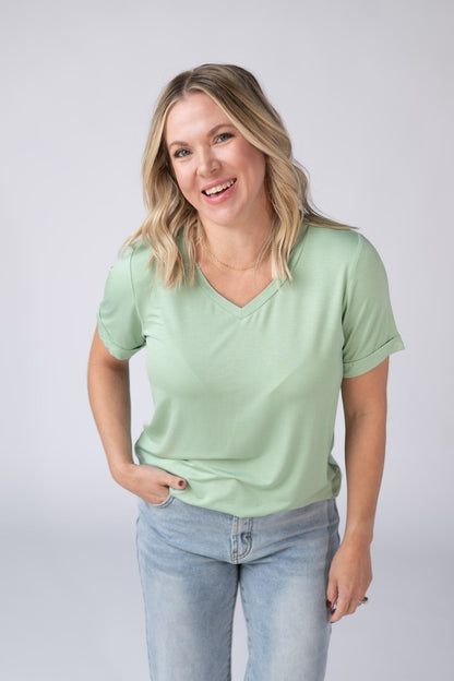 IN STOCK Sophie Top - Seafoam Green FINAL SALE