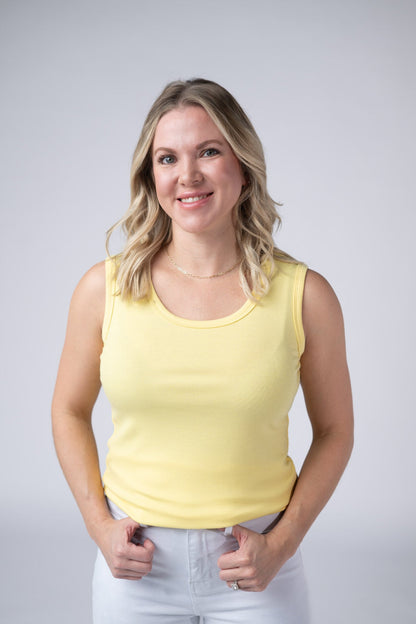 IN STOCK Ava Tank - Yellow