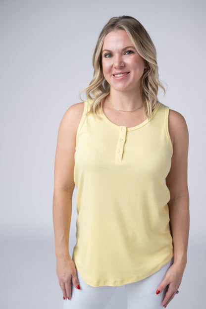 IN STOCK Alison Henley Tank - Yellow