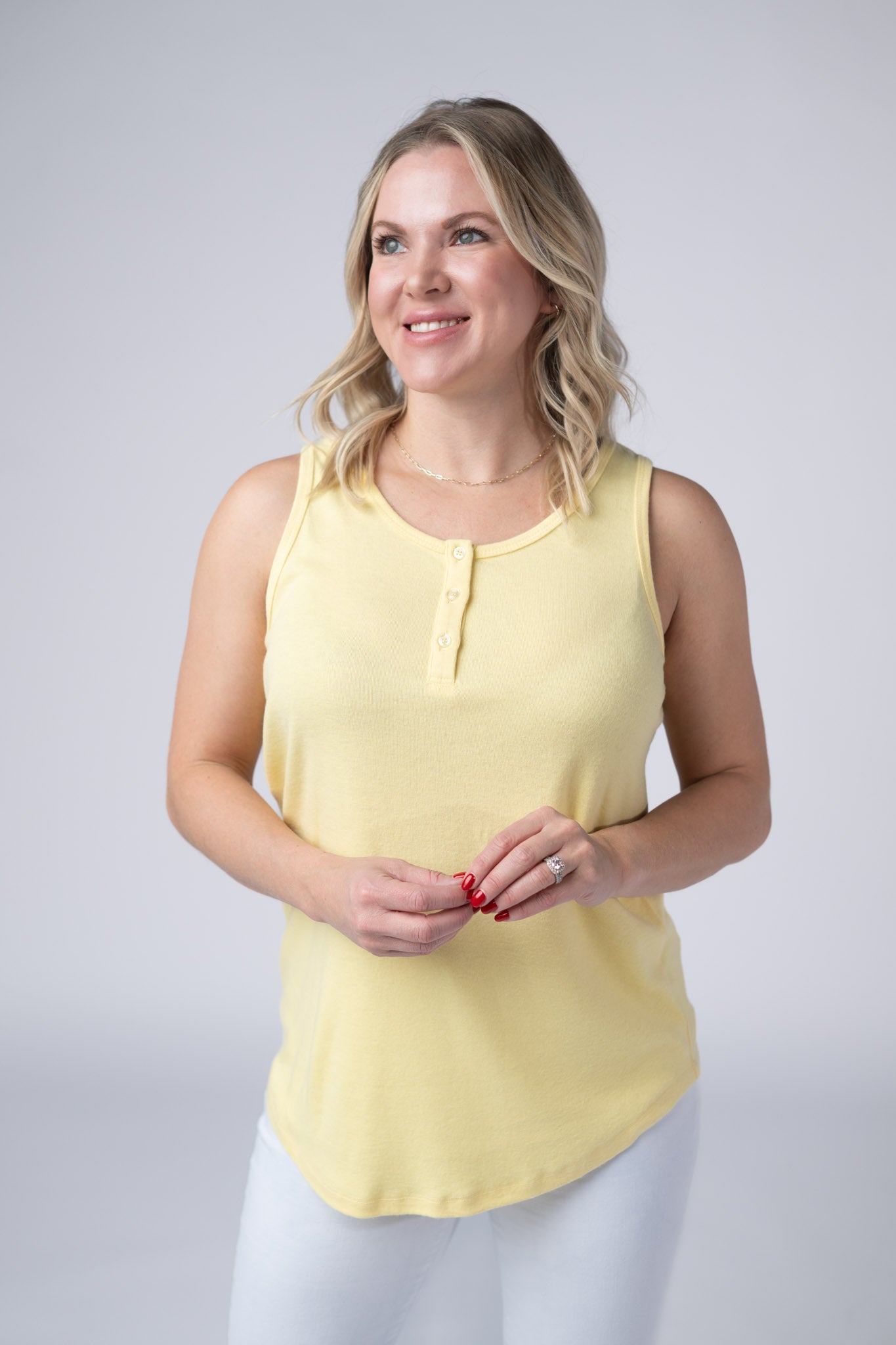IN STOCK Alison Henley Tank - Yellow