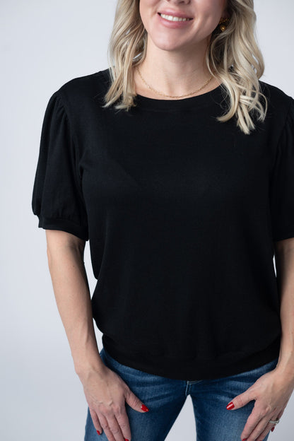 IN STOCK Katie Cozy Top - Black FINAL SALE