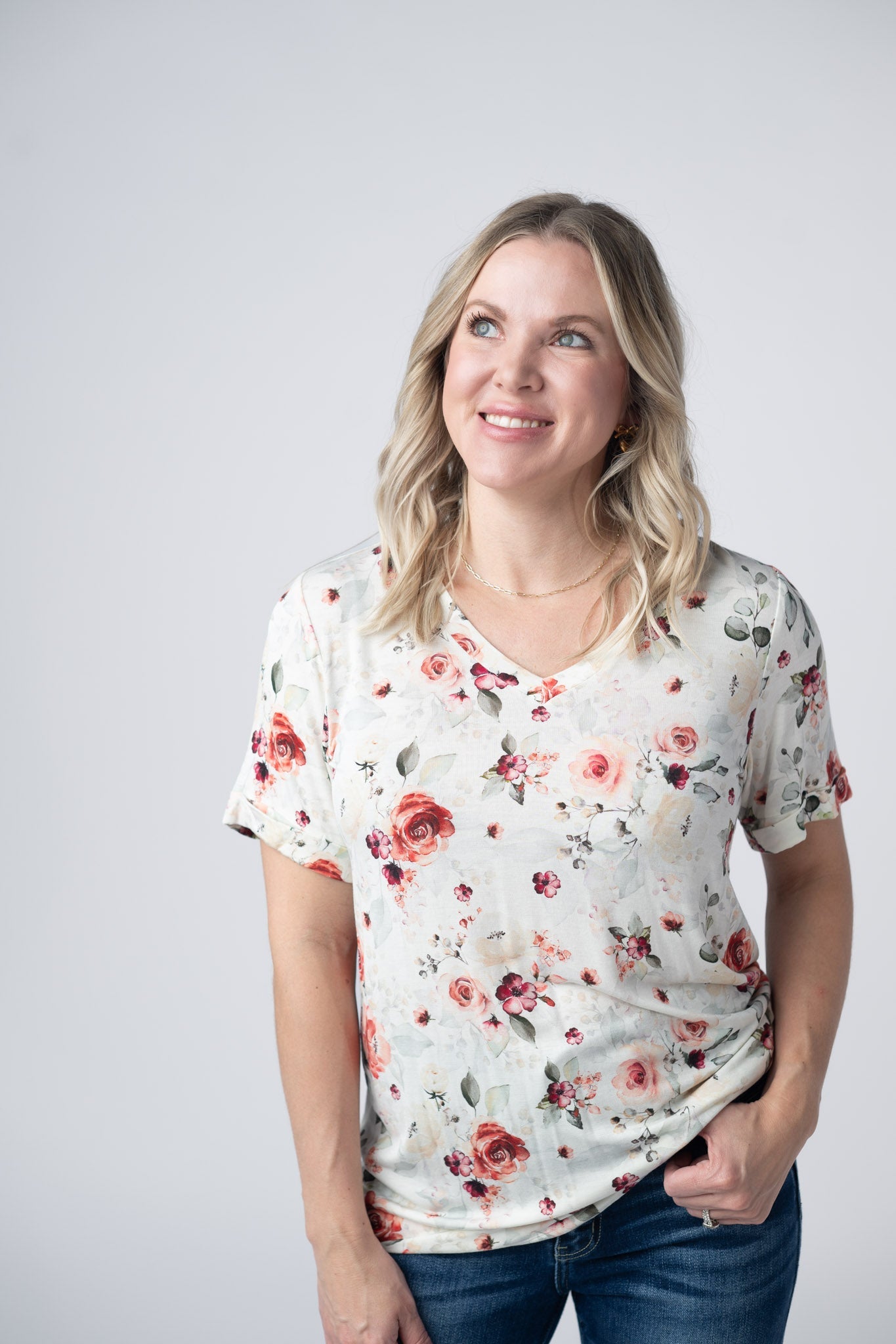 IN STOCK Sophie Top - Pink Bloom FINAL SALE