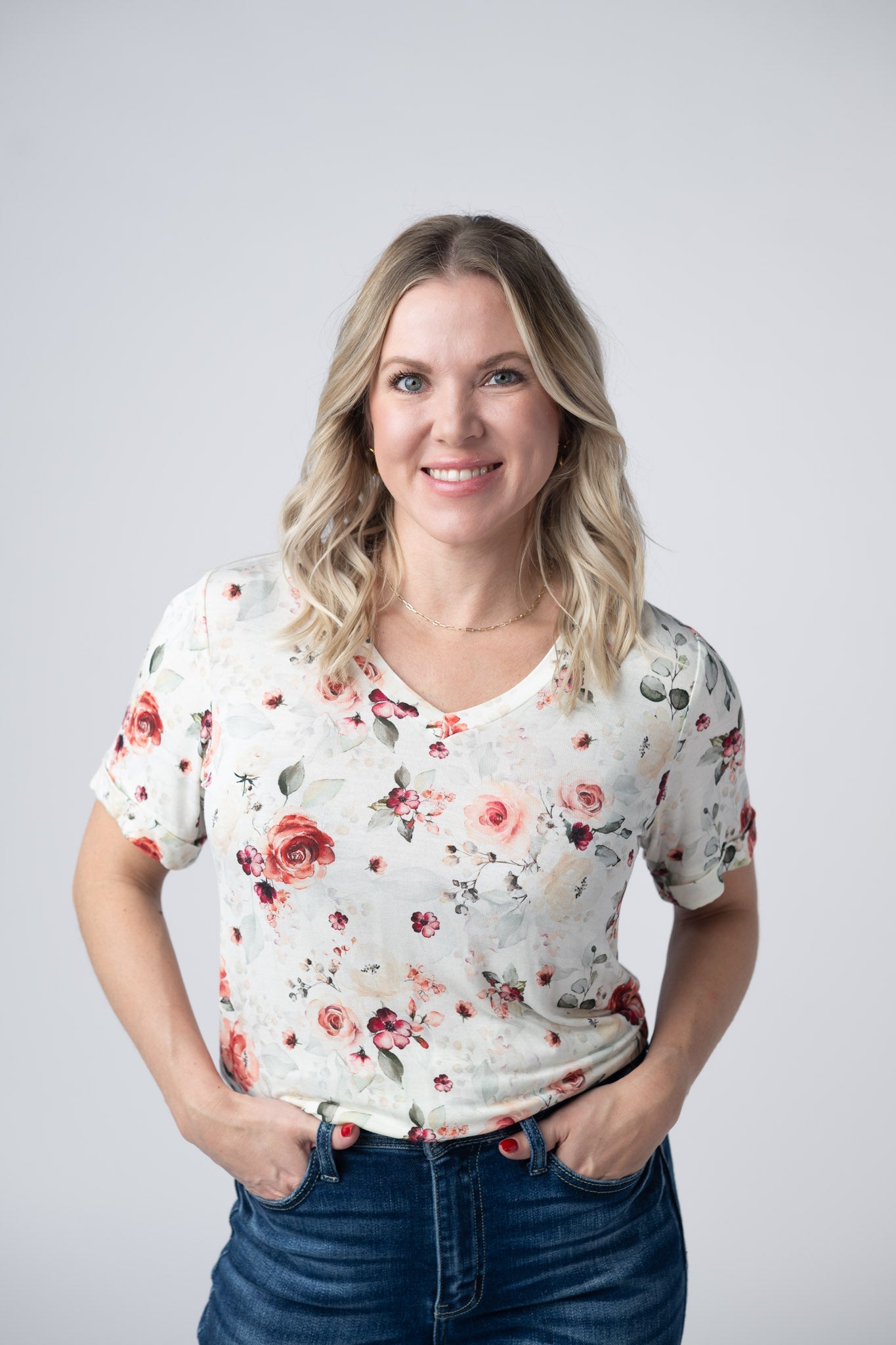 IN STOCK Sophie Top - Pink Bloom FINAL SALE