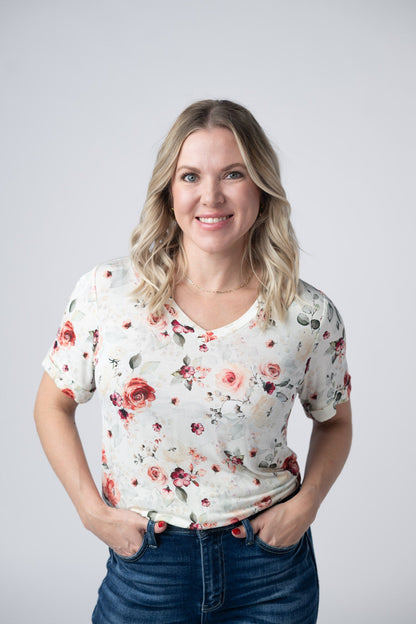 IN STOCK Sophie Top - Pink Bloom FINAL SALE