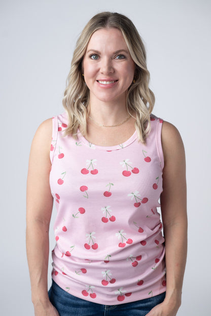 IN STOCK Ava Tank - Cherries FINAL SALE