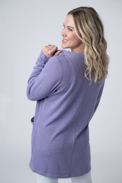 IN STOCK Cori Cardigan - Lavender FINAL SALE
