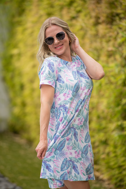 IN STOCK Alicia Dress - Tropical Leaf FINAL SALE