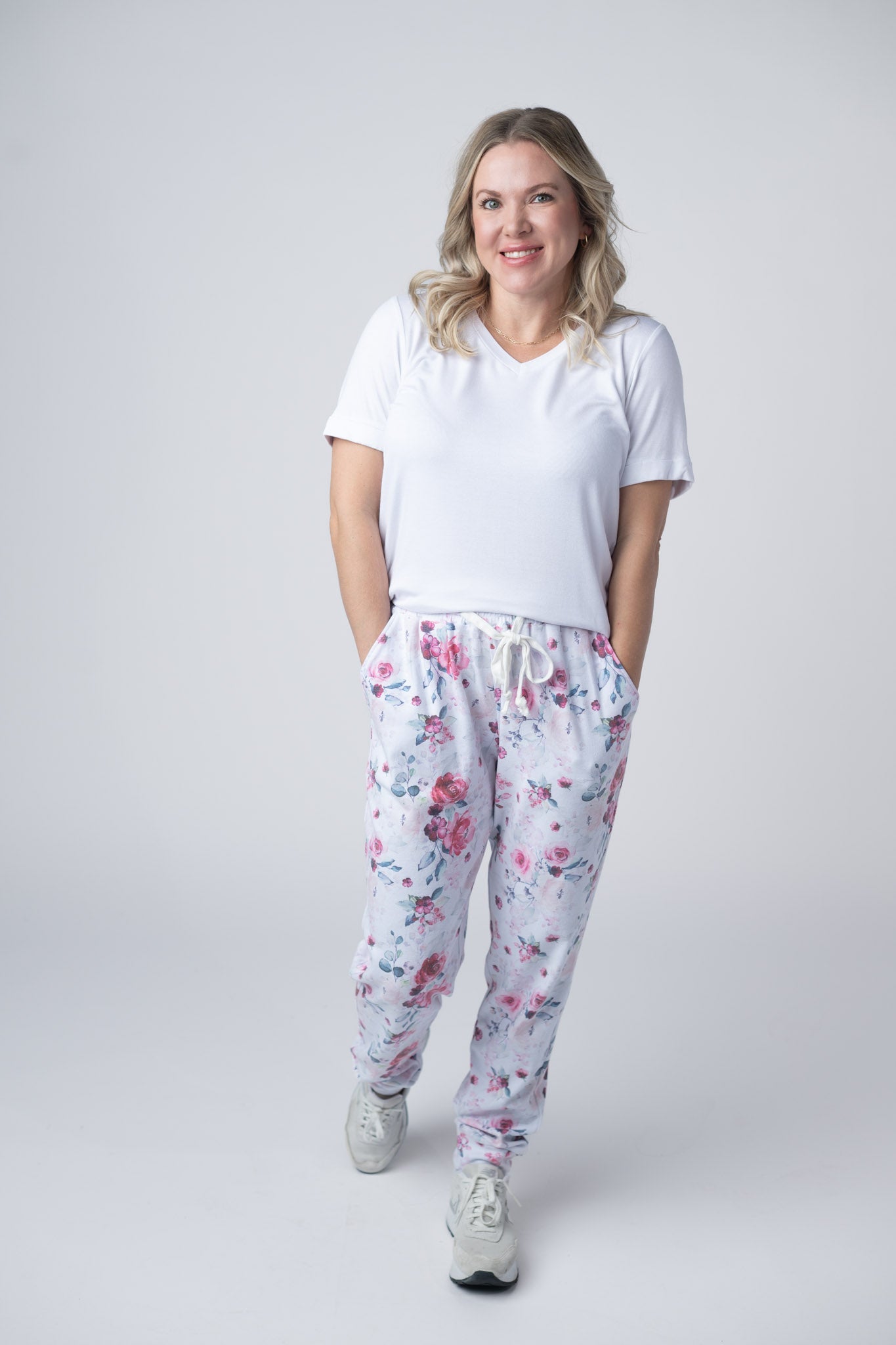 IN STOCK Classic Joggers - Pink Bloom FINAL SALE
