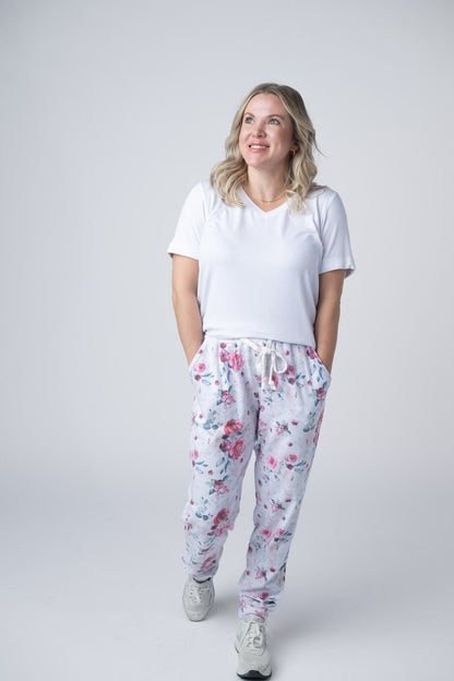 IN STOCK Classic Joggers - Pink Bloom FINAL SALE