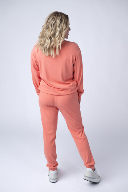 IN STOCK Corrine Joggers - Coral FINAL SALE