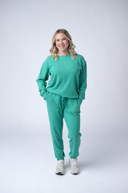 IN STOCK Corrine Joggers - Emerald FINAL SALE