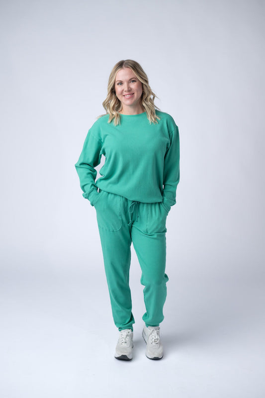 IN STOCK Corrine Joggers - Emerald FINAL SALE