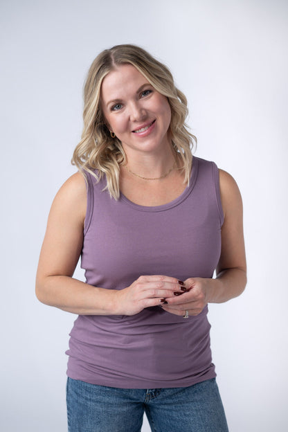IN STOCK Ava Tank - Dusty Lavender FINAL SALE