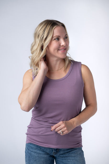 IN STOCK Ava Tank - Dusty Lavender FINAL SALE