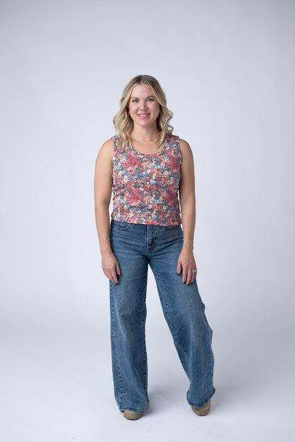 IN STOCK Ava Tank - Bright Floral FINAL SALE