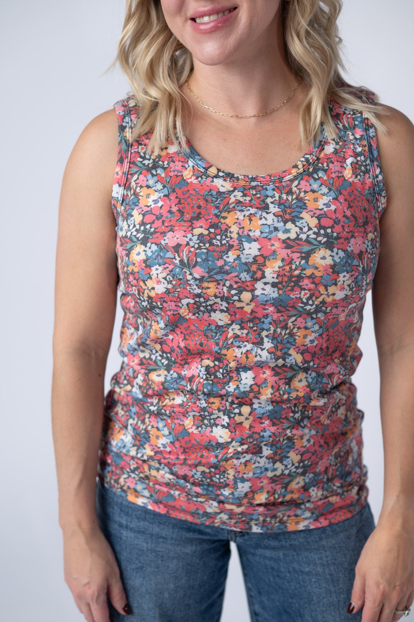 IN STOCK Ava Tank - Bright Floral FINAL SALE