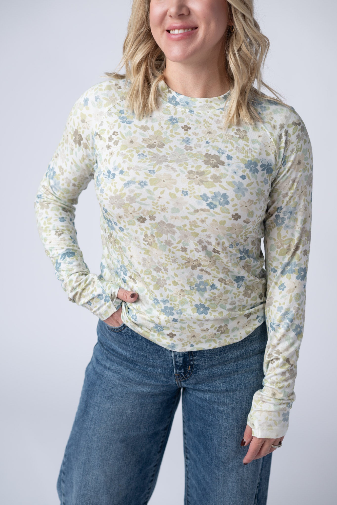 IN STOCK Blair Long Sleeve Top - Spring Meadows