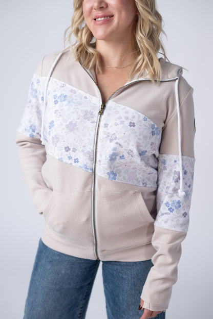 IN STOCK Colorblock Fullzip - Spring Meadows Neutral Mix FINAL SALE