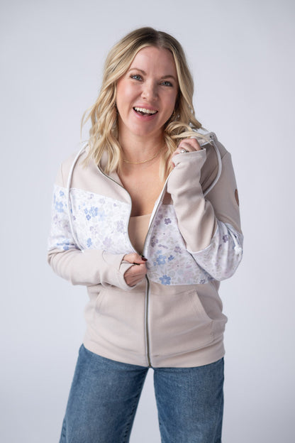 IN STOCK Colorblock Fullzip - Spring Meadows Neutral Mix FINAL SALE