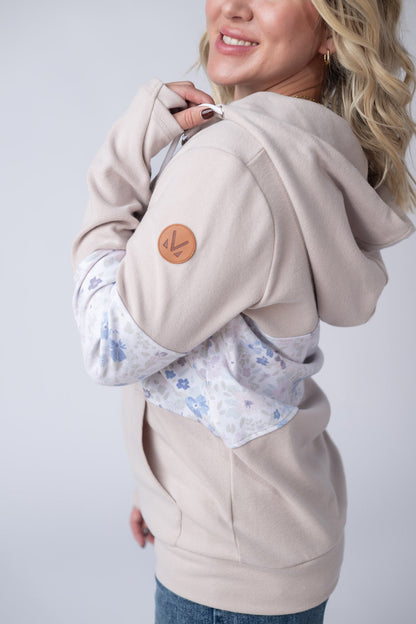 IN STOCK Colorblock Fullzip - Spring Meadows Neutral Mix FINAL SALE
