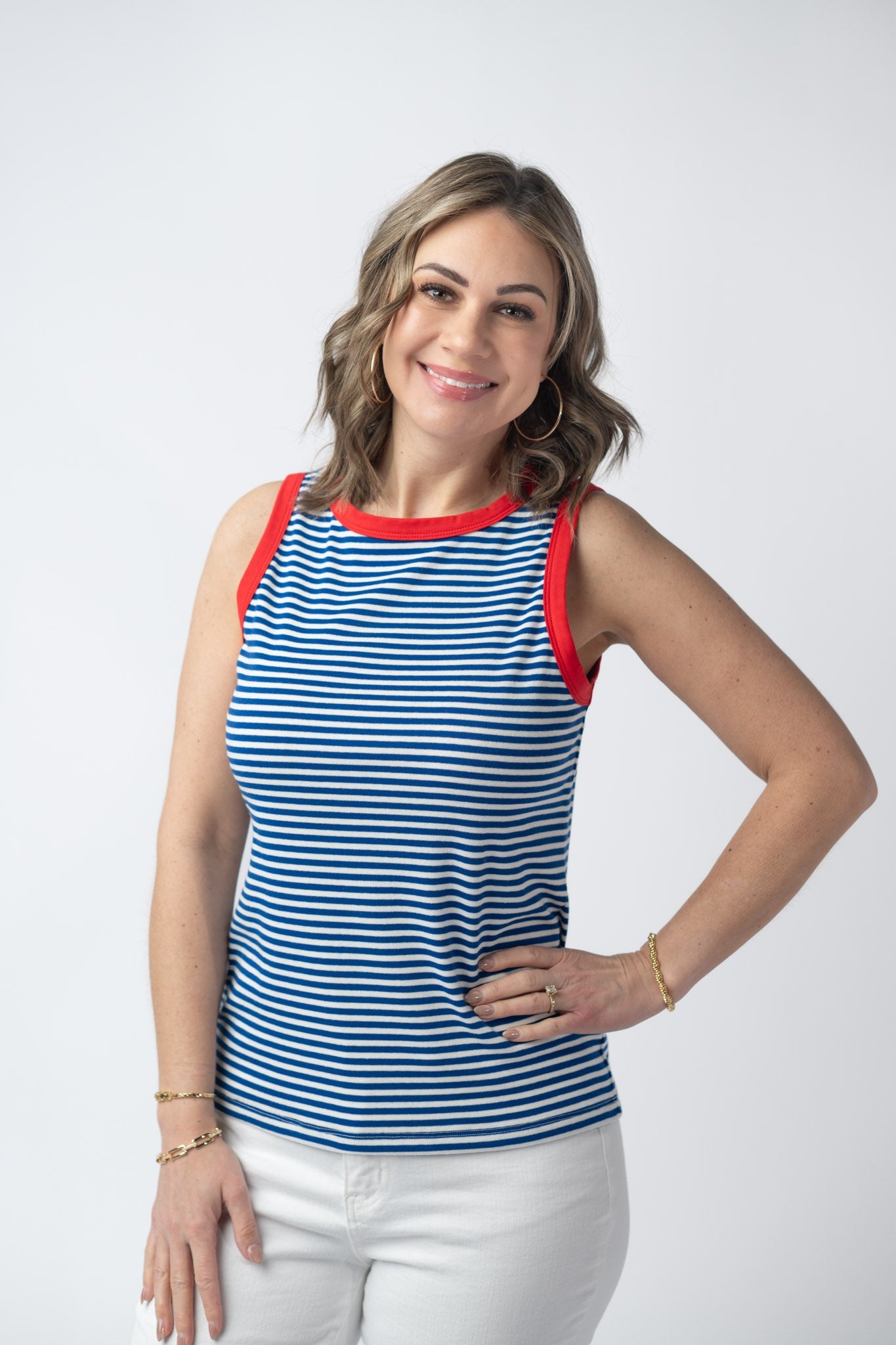 IN STOCK Classic Tank - Patriotic Stripes FINAL SALE