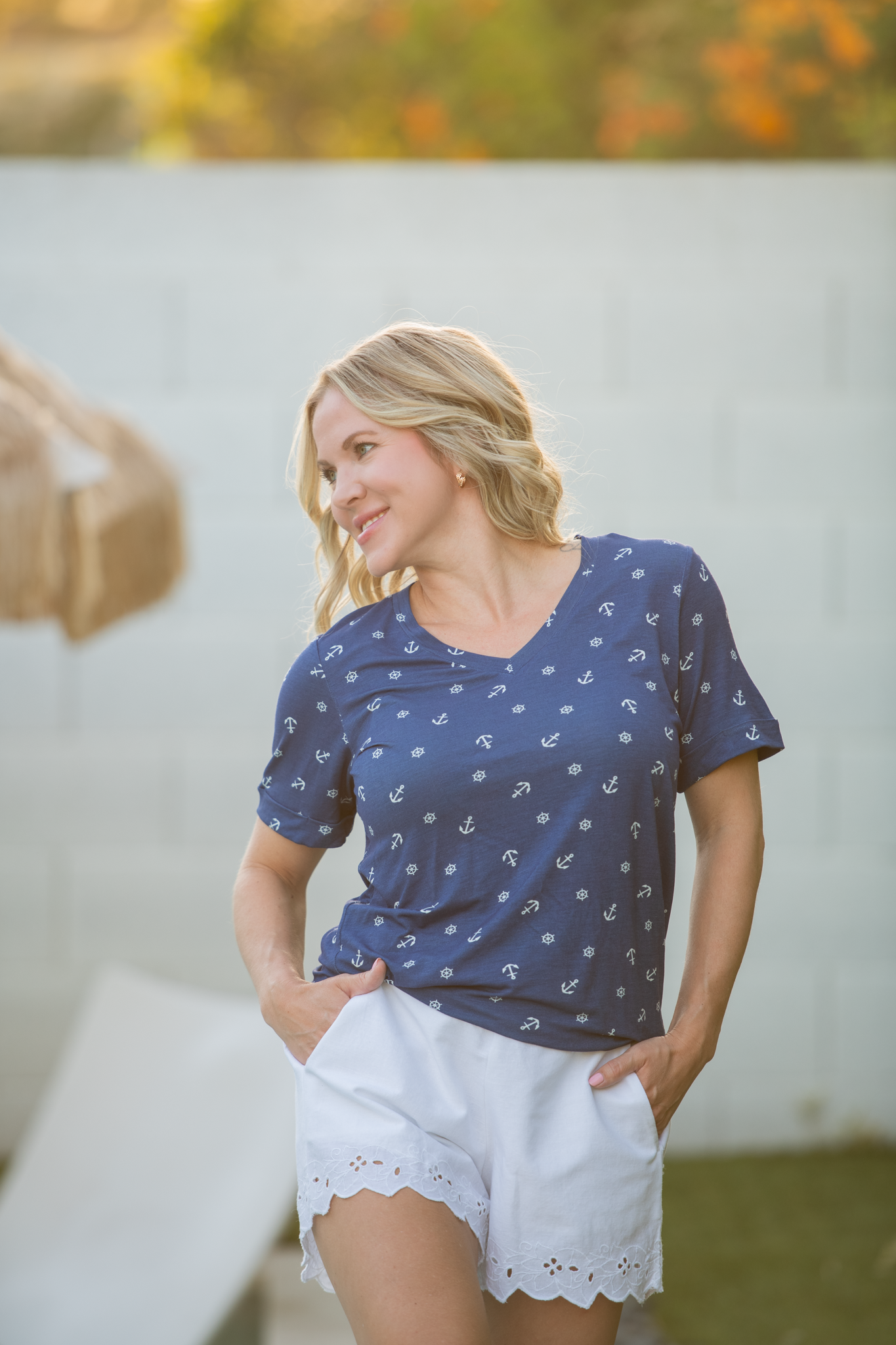 IN STOCK Sophie Top - Nautical Navy FINAL SALE
