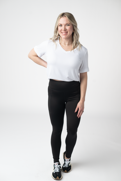 IN STOCK Athleisure Leggings - Black