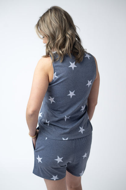 IN STOCK Jamie Shorts - Faded Navy Stars FINAL SALE