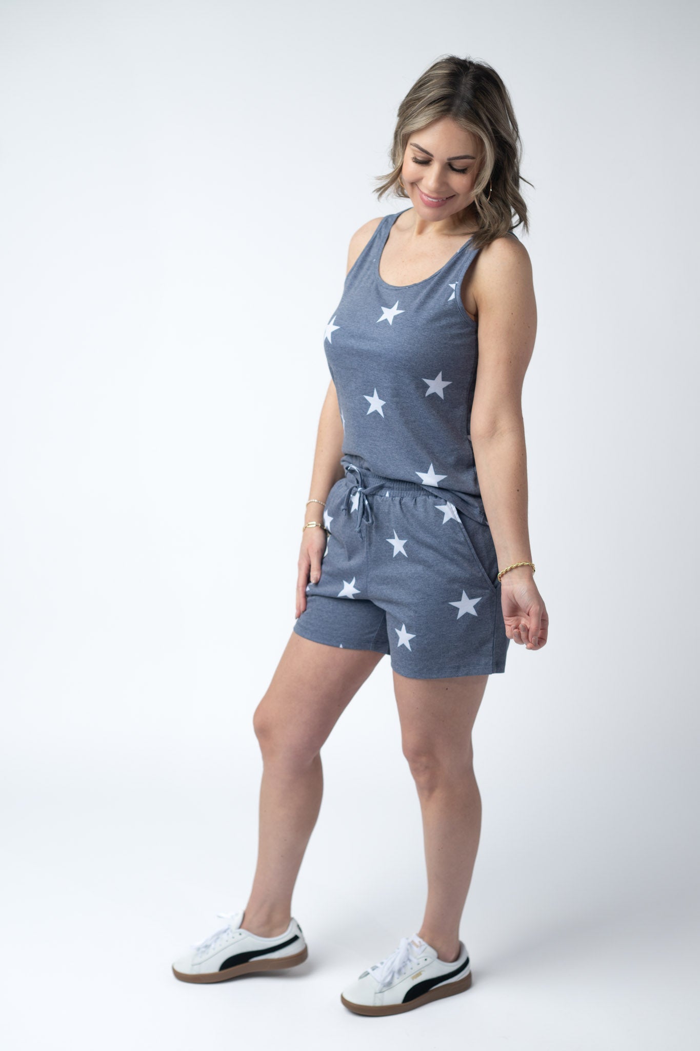 IN STOCK Jamie Shorts - Faded Navy Stars FINAL SALE