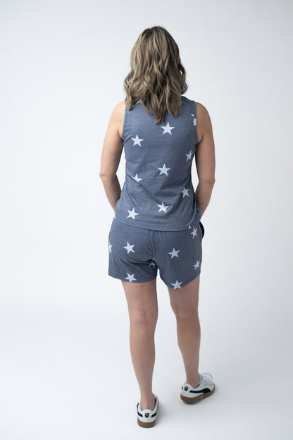 IN STOCK Jamie Shorts - Faded Navy Stars FINAL SALE