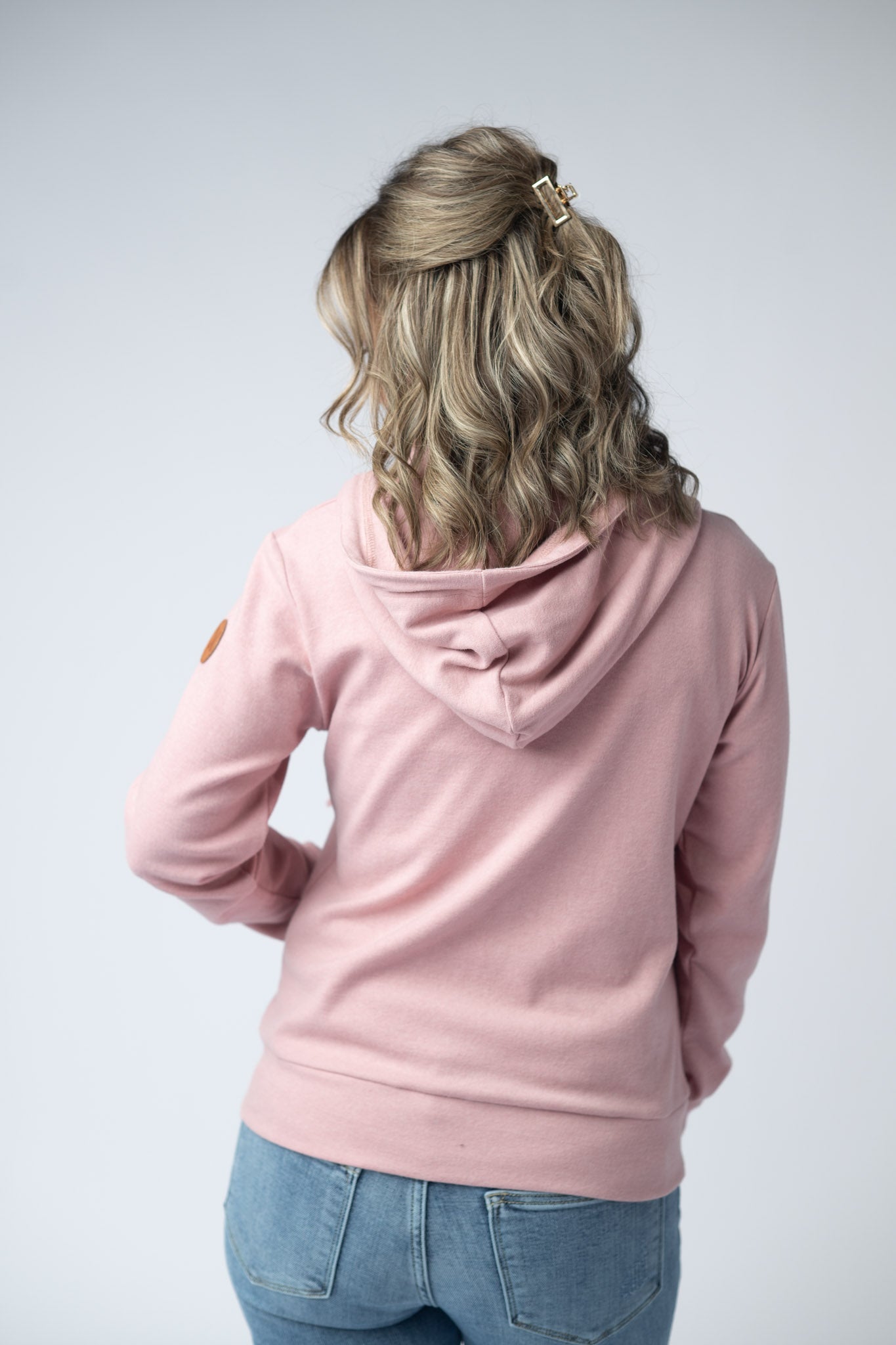 IN STOCK Fullzip Hoodie - Dusty Pink FINAL SALE